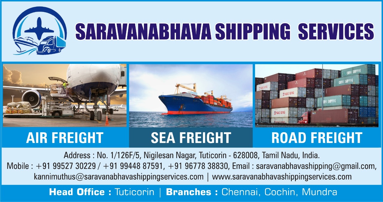 SARAVANABHAVA SHIPPING SERVICES – Get connected to the world